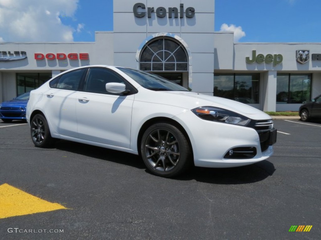 2013 Dart Rallye - Bright White / Black/Light Diesel Gray photo #1