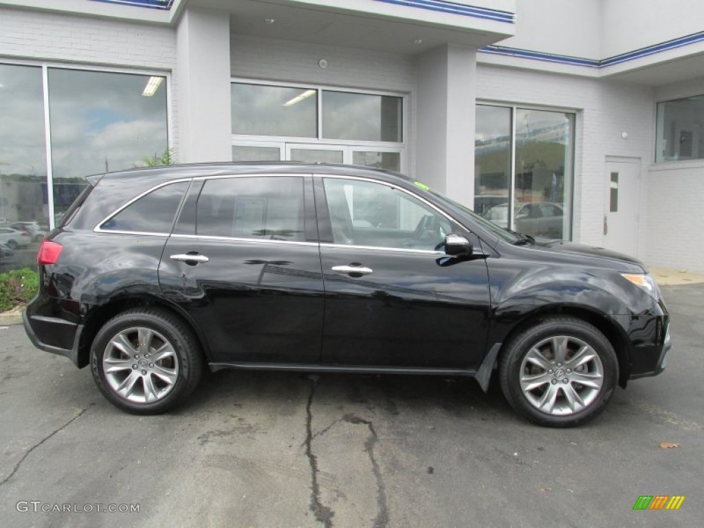 Crystal Black Pearl 2012 Acura MDX SH-AWD Advance Exterior Photo #83002787