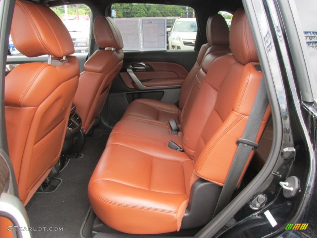 2012 Acura MDX SH-AWD Advance Rear Seat Photo #83003138
