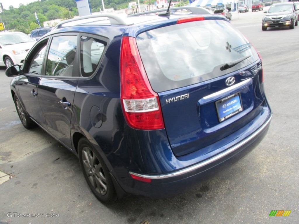 2012 Elantra GLS Touring - Atlantic Blue / Black photo #7