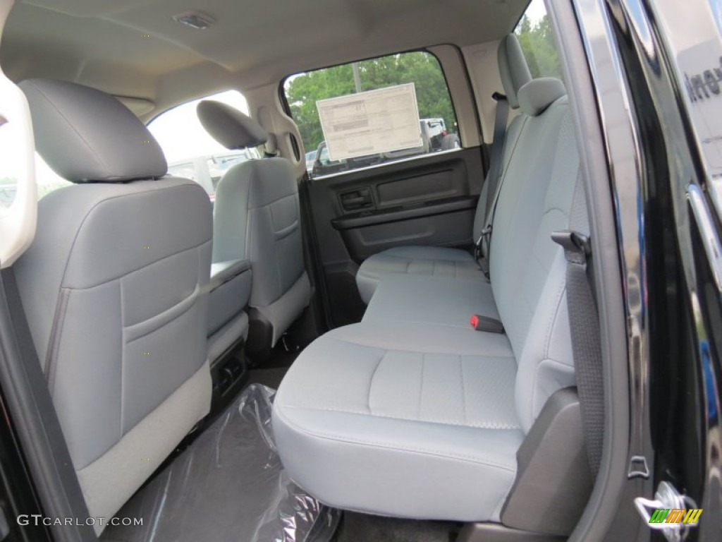 2013 1500 Express Crew Cab 4x4 - Black / Black/Diesel Gray photo #12