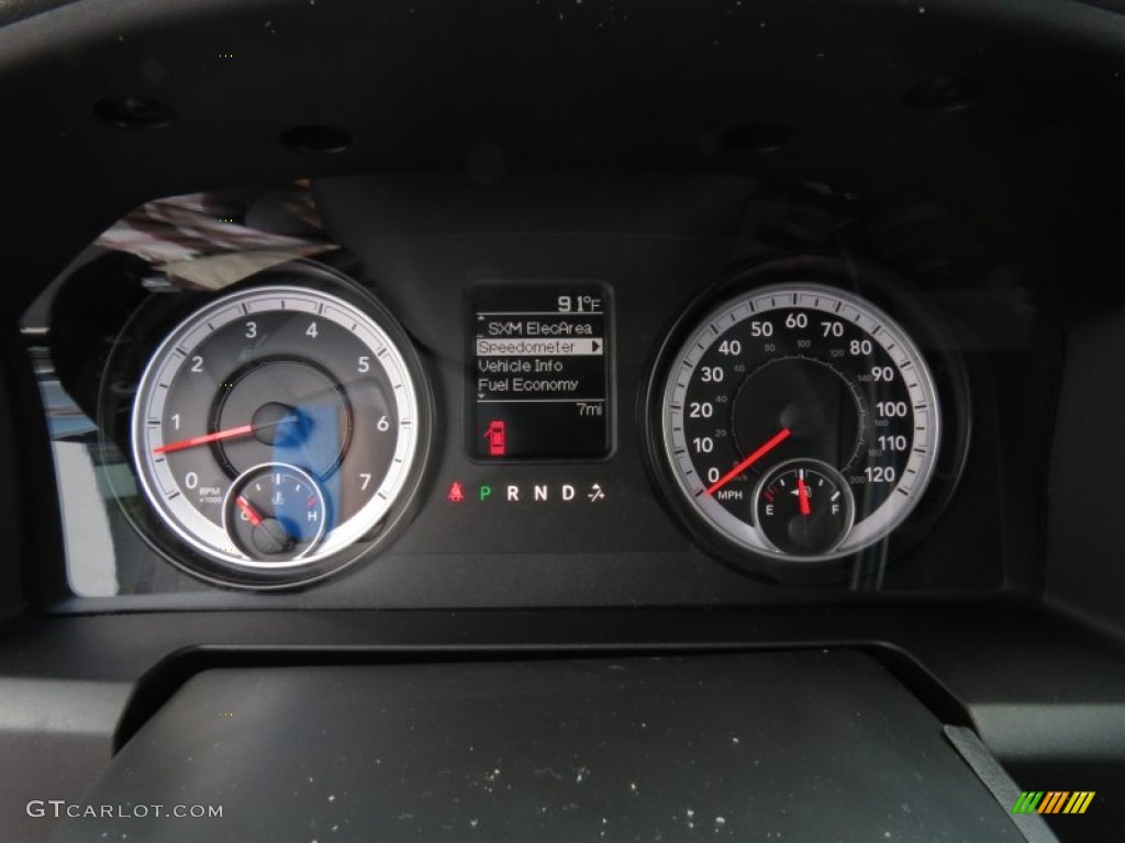 2013 1500 Express Crew Cab 4x4 - Black / Black/Diesel Gray photo #16