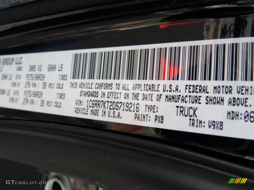 2013 1500 Express Crew Cab 4x4 - Black / Black/Diesel Gray photo #18