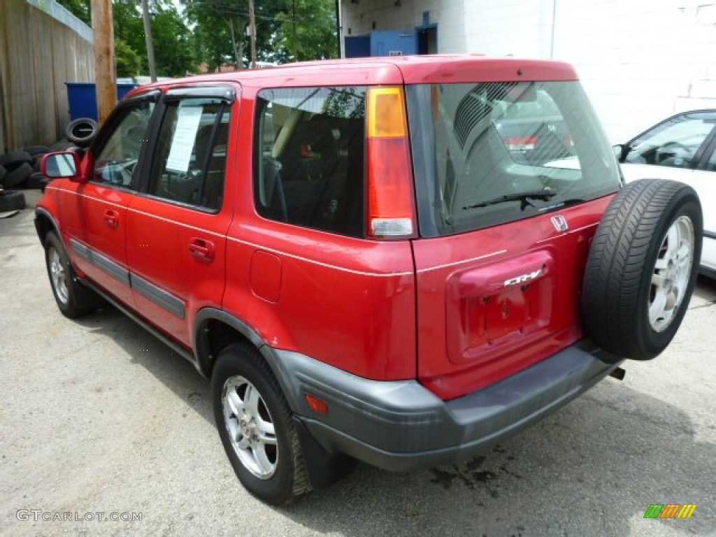 2001 CR-V EX 4WD - Milano Red / Dark Gray photo #5