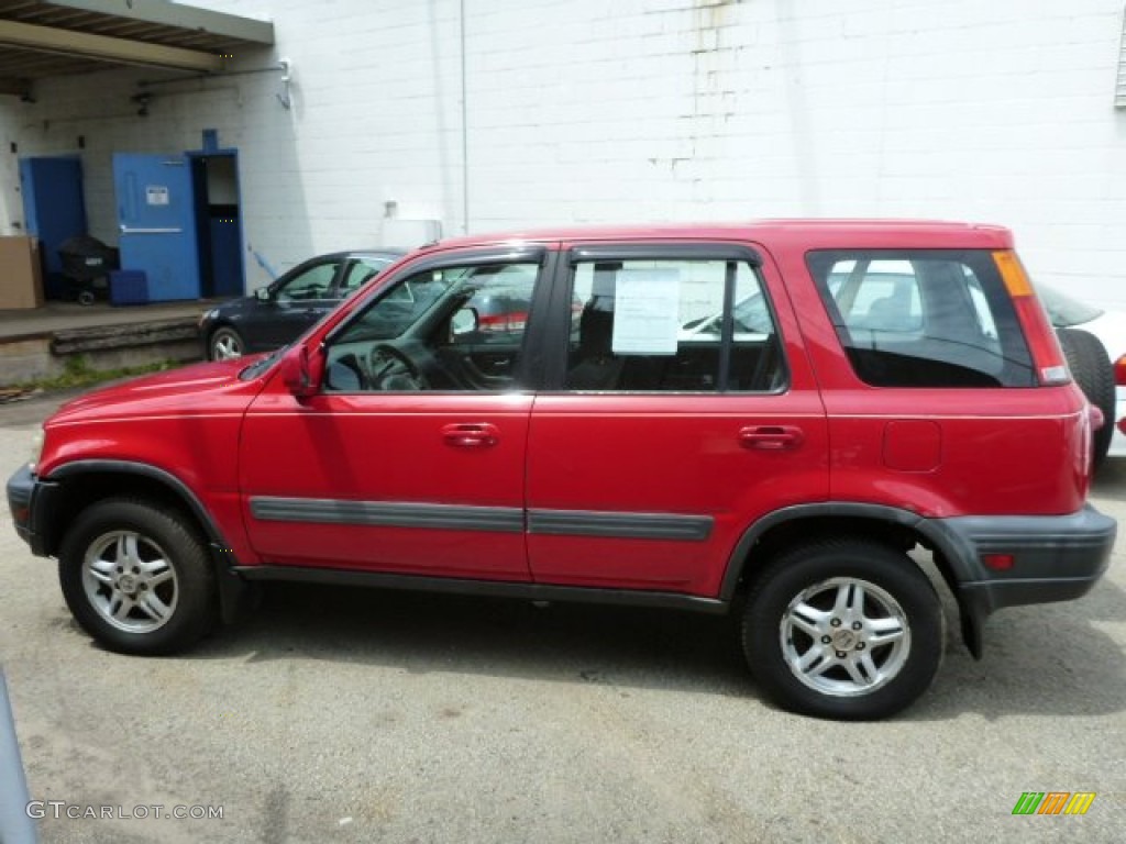 2001 CR-V EX 4WD - Milano Red / Dark Gray photo #6