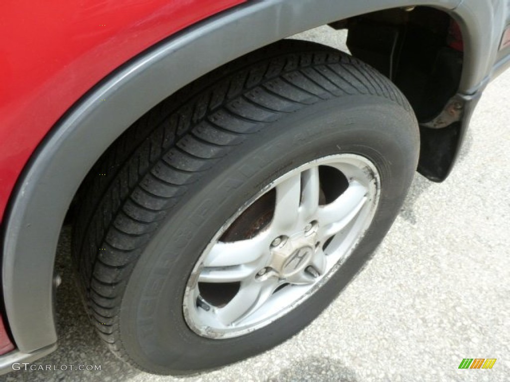 2001 CR-V EX 4WD - Milano Red / Dark Gray photo #7