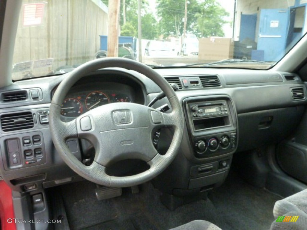 2001 CR-V EX 4WD - Milano Red / Dark Gray photo #10