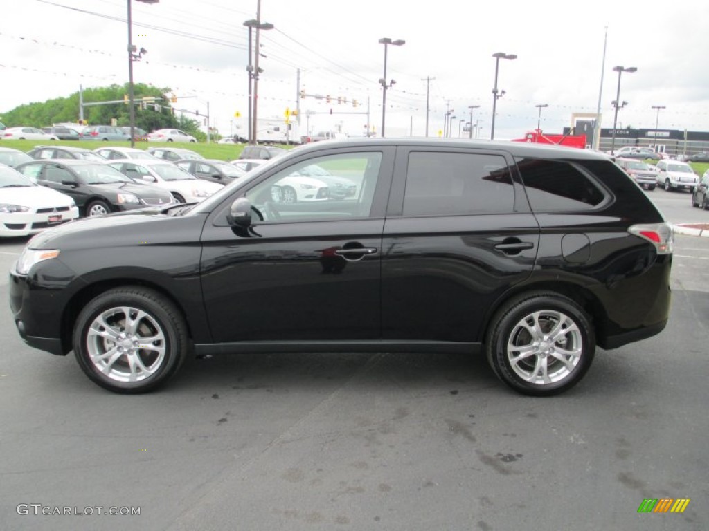 Labrador Black Pearl 2014 Mitsubishi Outlander SE Exterior Photo #83005691