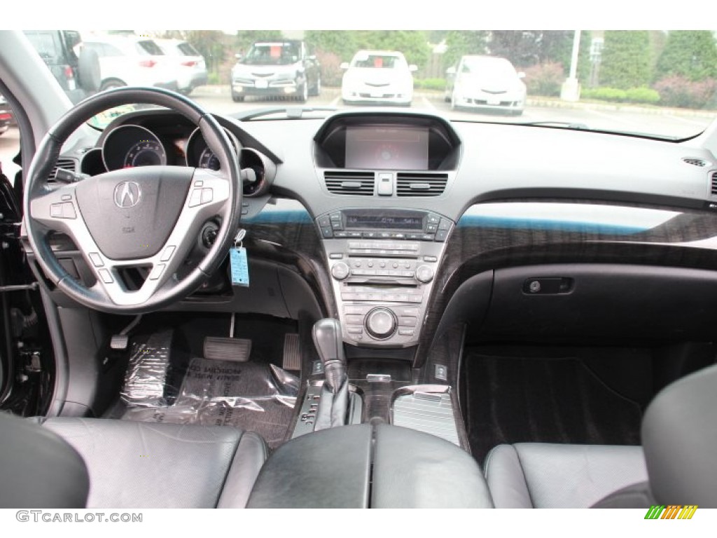 2007 Acura MDX Sport Ebony Dashboard Photo #83005835