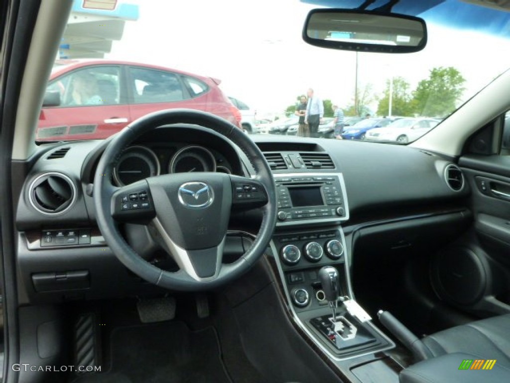 2012 Mazda MAZDA6 i Grand Touring Sedan Black Dashboard Photo #83006234