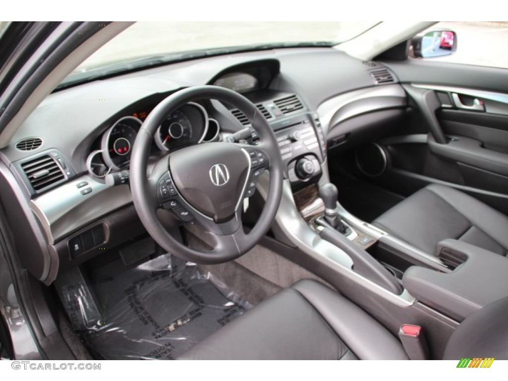 Ebony Interior 2010 Acura TL 3.5 Photo #83006435