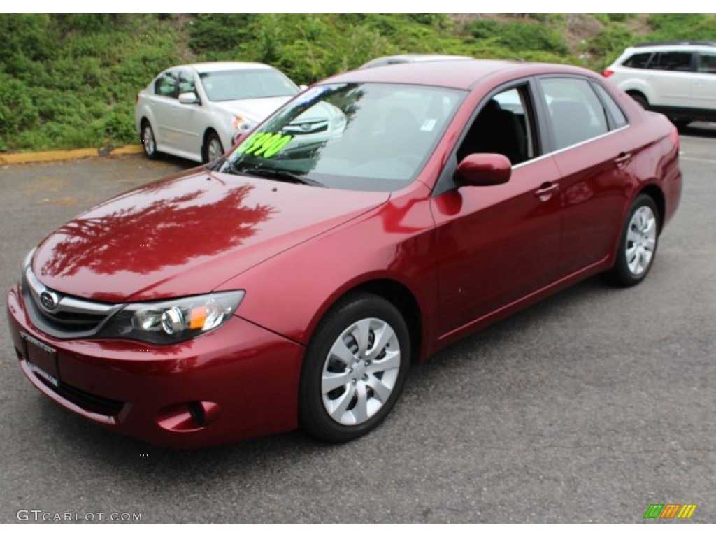 Camellia Red Pearl 2010 Subaru Impreza 2.5i Sedan Exterior Photo #83006849