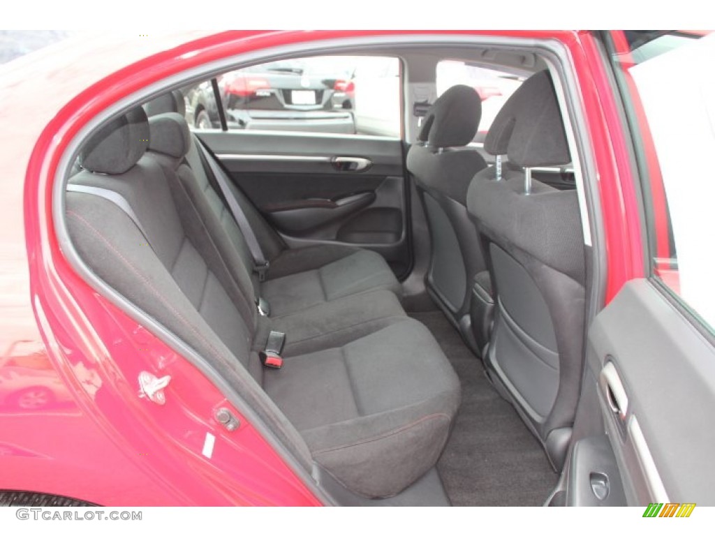 2008 Civic Si Sedan - Rallye Red / Black photo #24