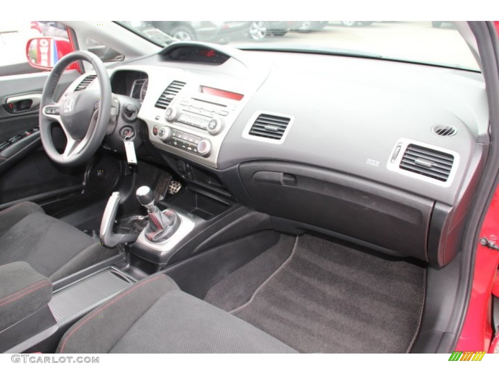 2008 Civic Si Sedan - Rallye Red / Black photo #26