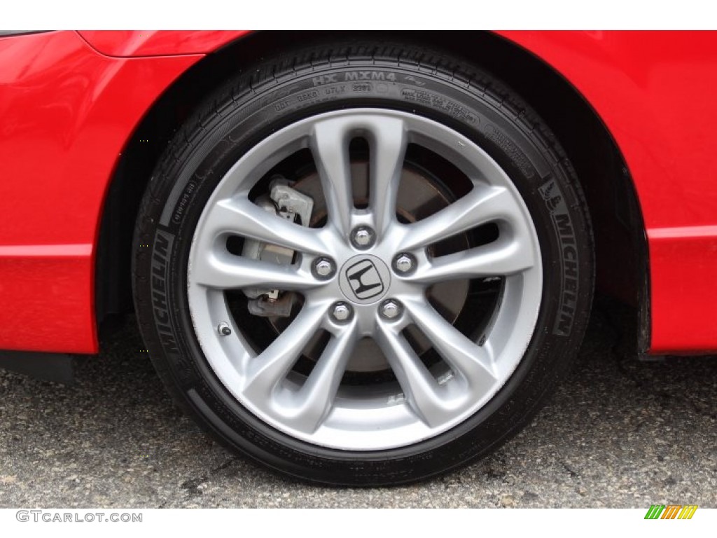 2008 Civic Si Sedan - Rallye Red / Black photo #31