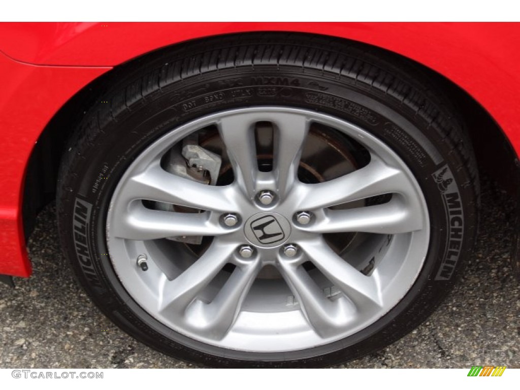 2008 Civic Si Sedan - Rallye Red / Black photo #32