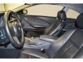 2004 BMW 6 Series Black Interior Front Seat Photo