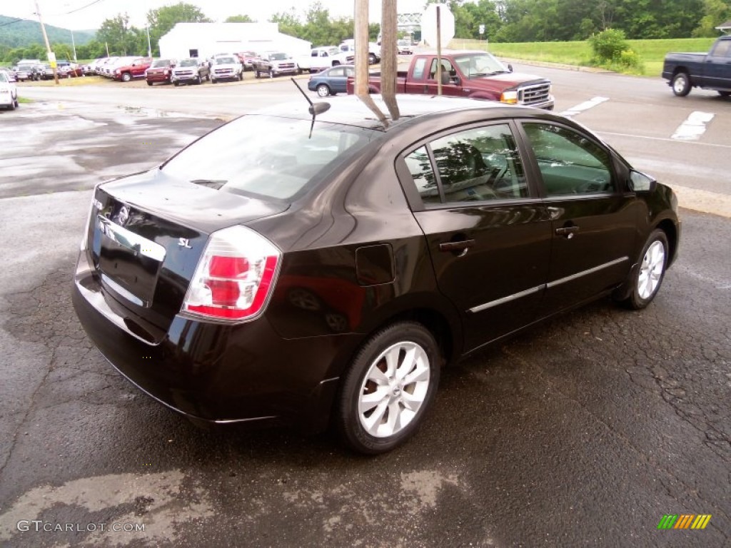 2010 Sentra 2.0 SL - Espresso Black Metallic / Charcoal photo #5