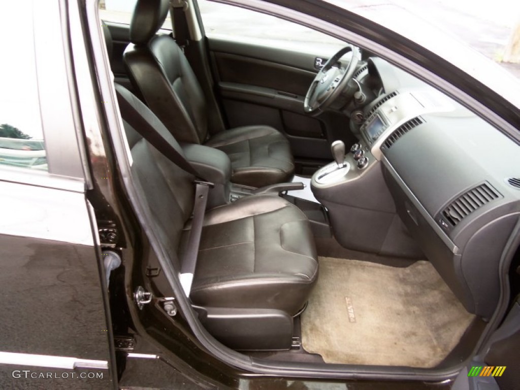 2010 Sentra 2.0 SL - Espresso Black Metallic / Charcoal photo #15