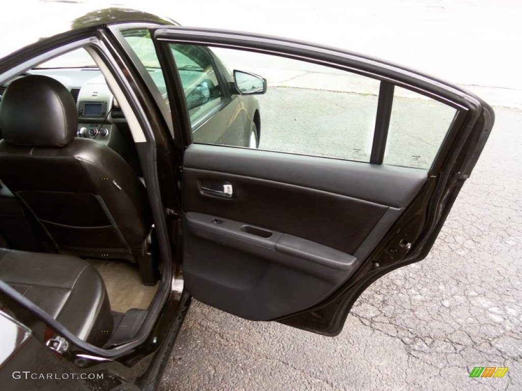 2010 Sentra 2.0 SL - Espresso Black Metallic / Charcoal photo #16