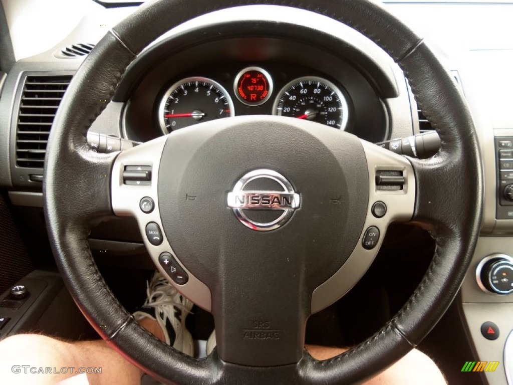 2010 Sentra 2.0 SL - Espresso Black Metallic / Charcoal photo #32