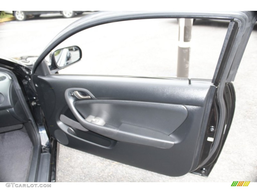 2006 Acura RSX Type S Sports Coupe Ebony Door Panel Photo #83009656