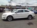 2010 White Platinum Metallic Tri-Coat Ford Taurus Limited AWD  photo #2