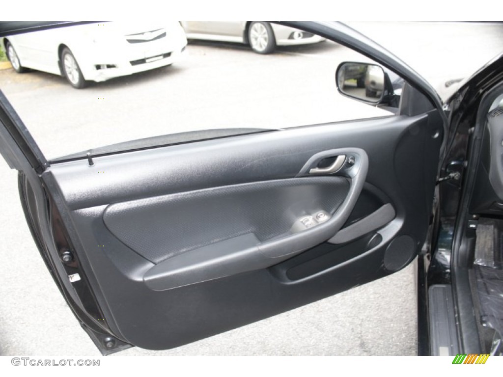 2006 Acura RSX Type S Sports Coupe Ebony Door Panel Photo #83009676