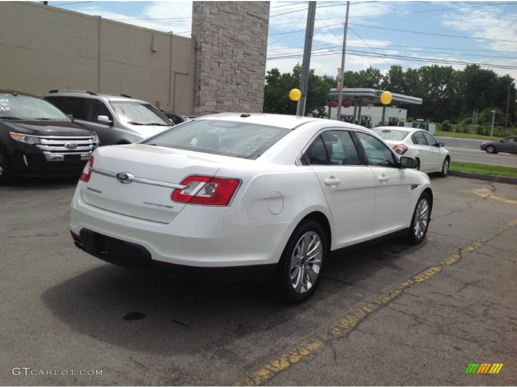 2010 Taurus Limited AWD - White Platinum Metallic Tri-Coat / Charcoal Black photo #5