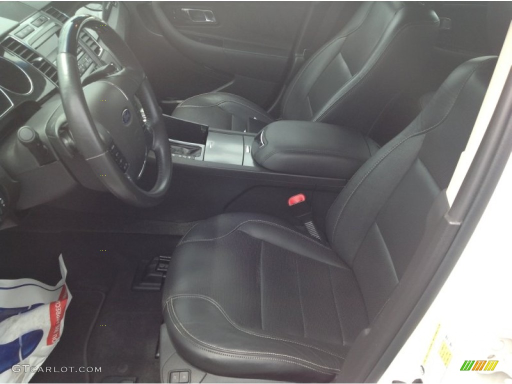 2010 Taurus Limited AWD - White Platinum Metallic Tri-Coat / Charcoal Black photo #12