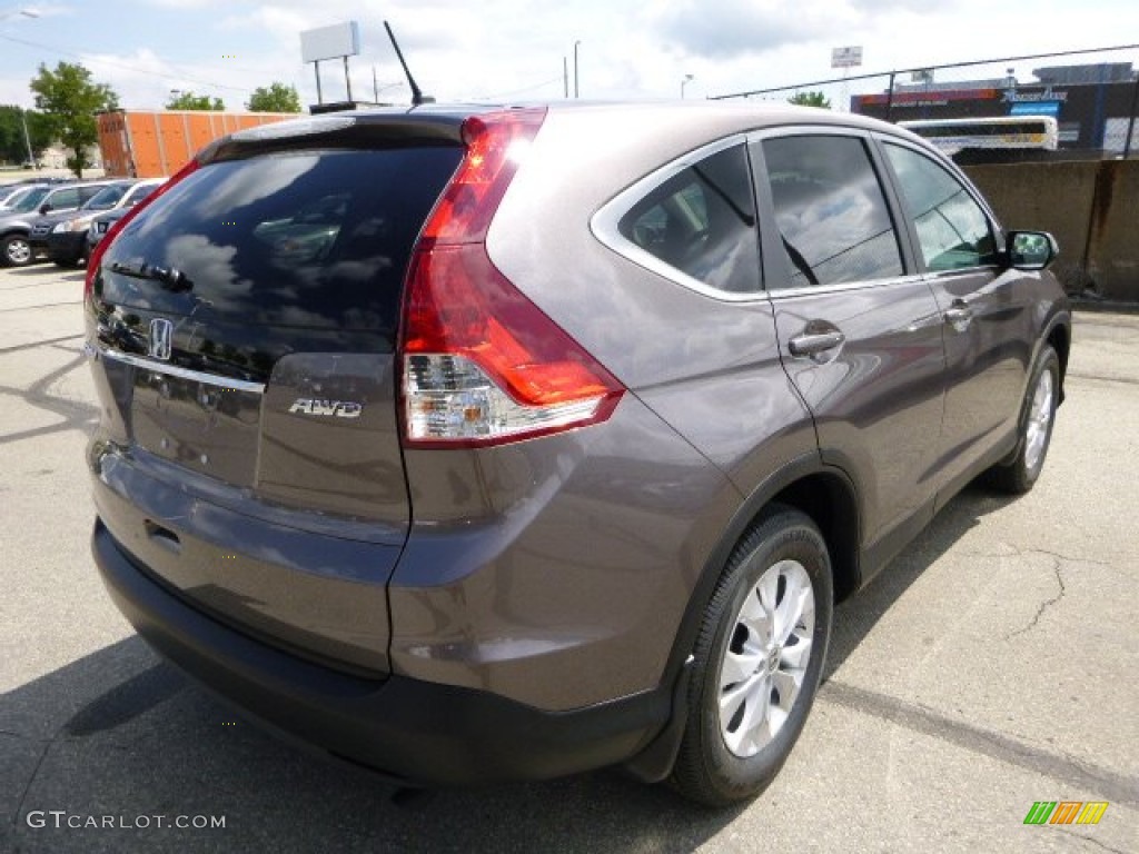 2013 CR-V EX AWD - Urban Titanium Metallic / Black photo #3
