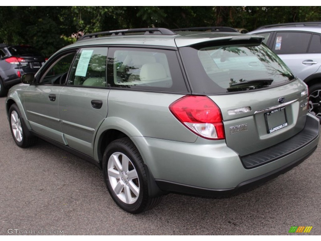 2009 Outback 2.5i Special Edition Wagon - Seacrest Green Metallic / Warm Ivory photo #10