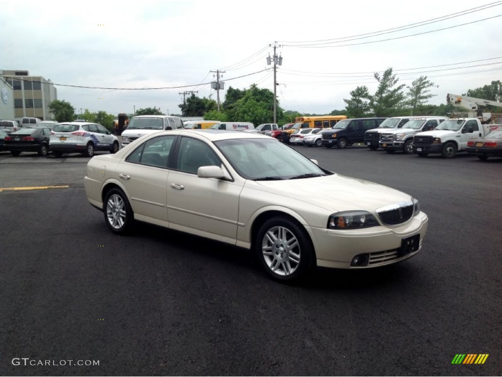 2003 LS V8 - Ivory Parchment Metallic / Espresso/Medium Light Stone photo #7