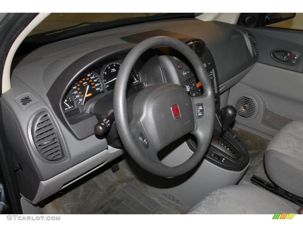 2003 Saturn VUE Standard VUE Model Gray Steering Wheel Photo #83010953