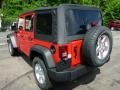 2013 Rock Lobster Red Jeep Wrangler Unlimited Sport S 4x4  photo #3
