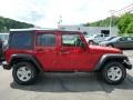 2013 Rock Lobster Red Jeep Wrangler Unlimited Sport S 4x4  photo #6