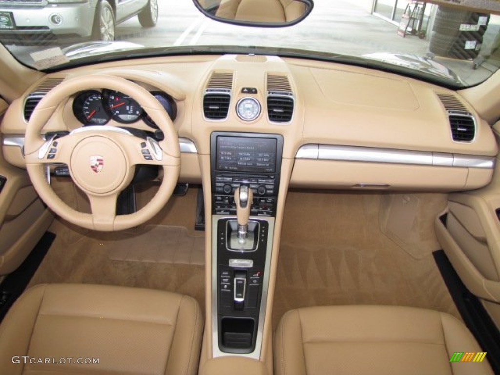 2013 Porsche Boxster Standard Boxster Model Luxor Beige Dashboard Photo #83011469