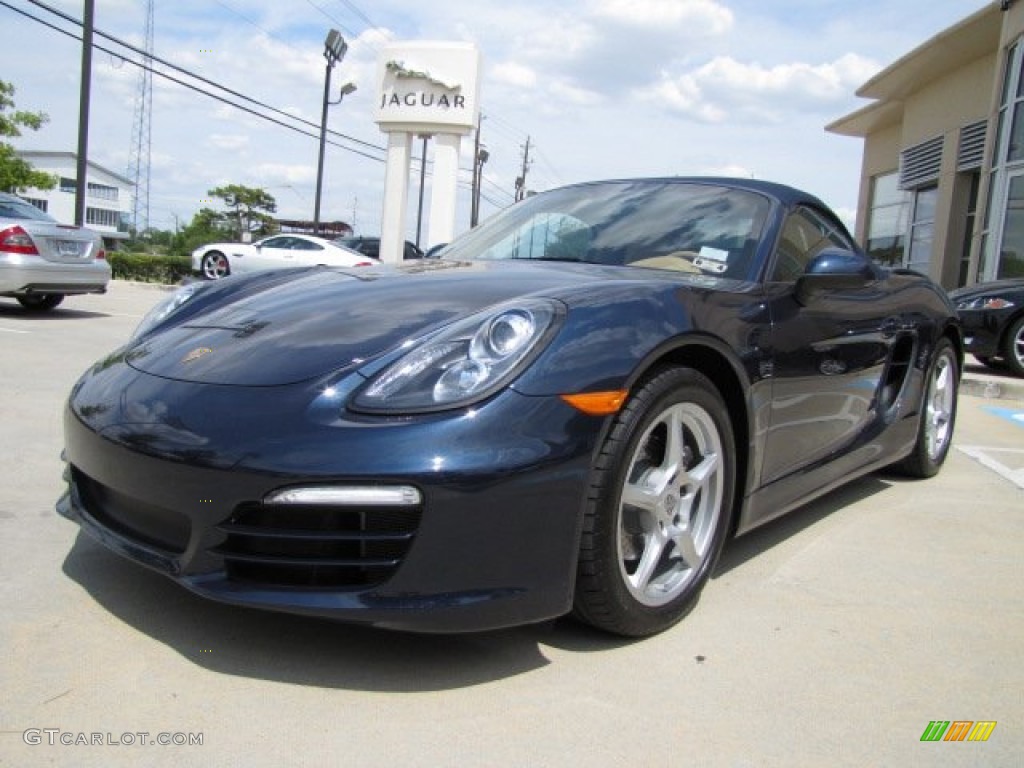 Dark Blue Metallic 2013 Porsche Boxster Standard Boxster Model Exterior Photo #83011493