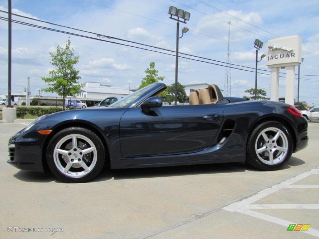 Dark Blue Metallic 2013 Porsche Boxster Standard Boxster Model Exterior Photo #83011583