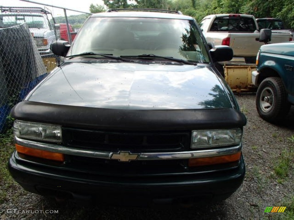 2002 Blazer LS 4x4 - Forest Green Metallic / Graphite photo #2