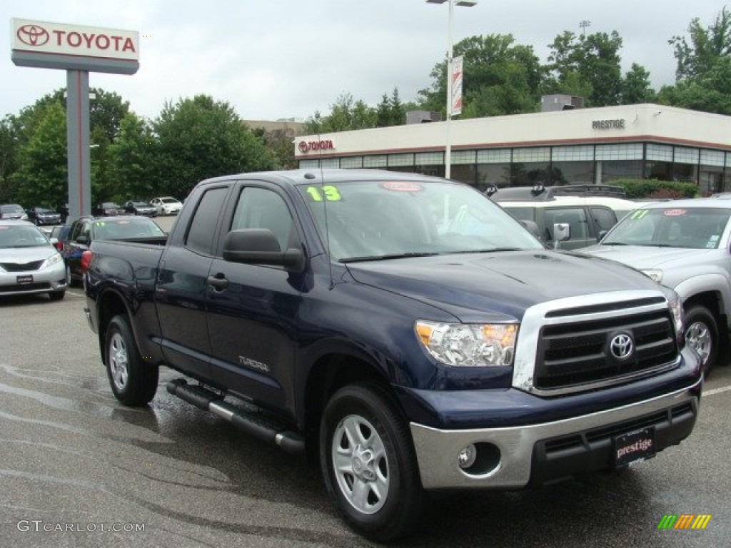 2013 Tundra Double Cab 4x4 - Nautical Blue Metallic / Graphite photo #1