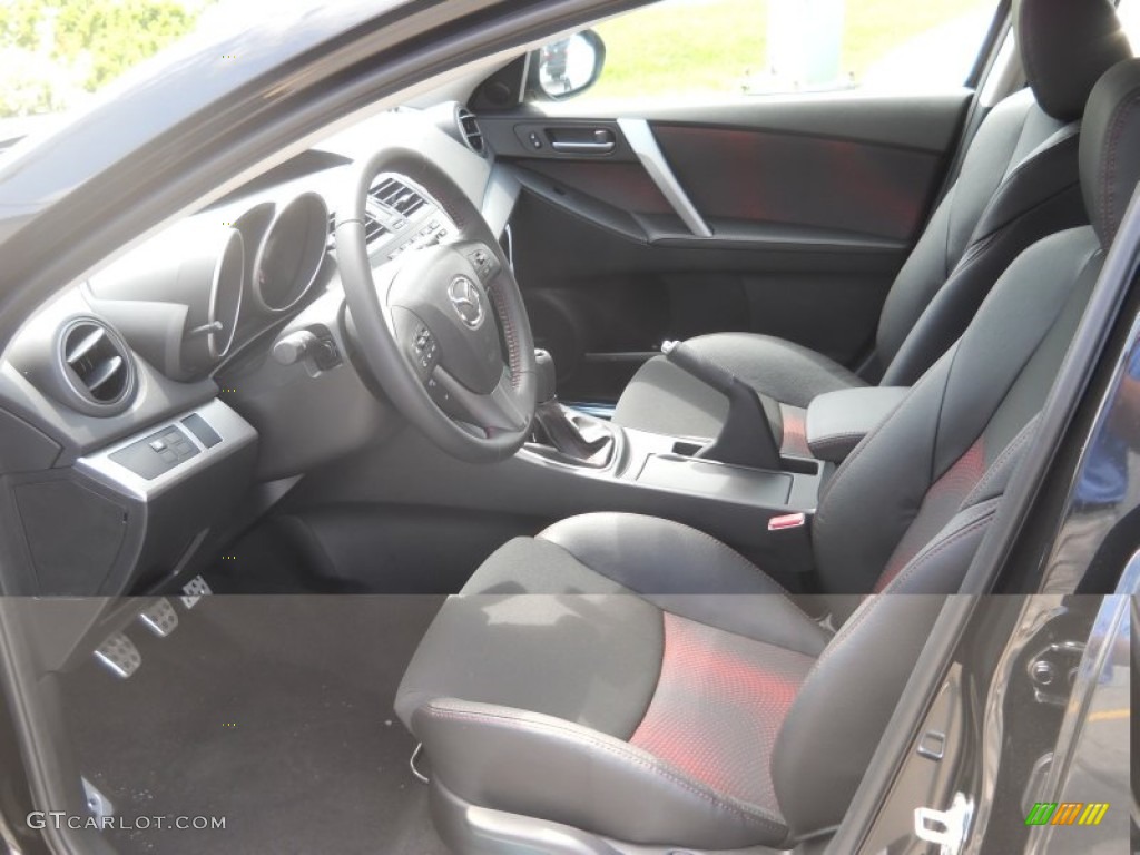 MAZDASPEED Black MPS Leather Interior 2013 Mazda MAZDA3 MAZDASPEED3 Photo #83011678