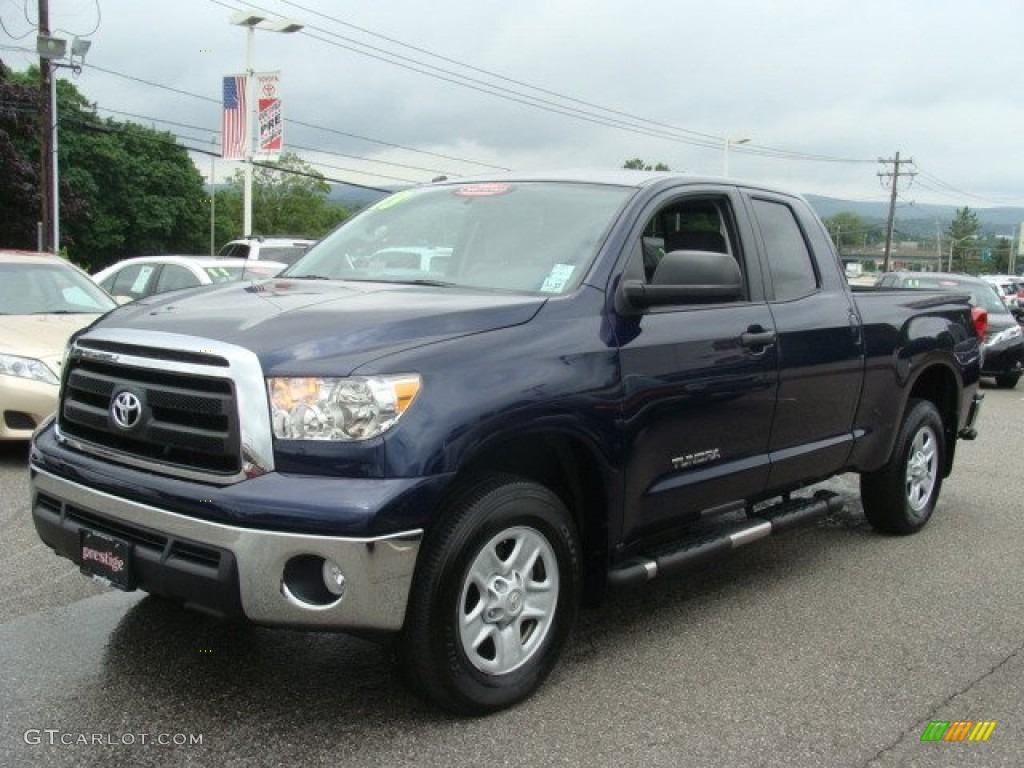 2013 Tundra Double Cab 4x4 - Nautical Blue Metallic / Graphite photo #3