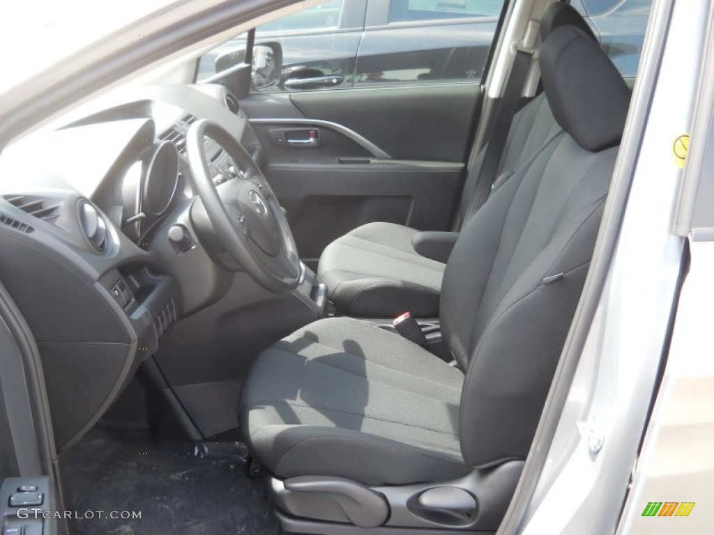 2013 MAZDA5 Sport - Liquid Silver Metallic / Black photo #3