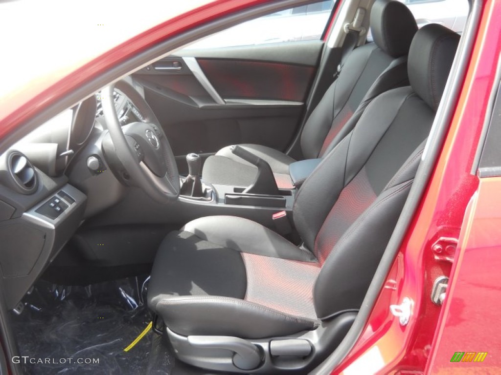 MAZDASPEED Black MPS Leather Interior 2013 Mazda MAZDA3 MAZDASPEED3 Photo #83011874