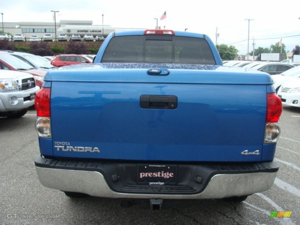2008 Tundra SR5 Double Cab 4x4 - Blue Streak Metallic / Graphite Gray photo #5