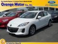 2013 Crystal White Pearl Mica Mazda MAZDA3 i SV 4 Door  photo #1