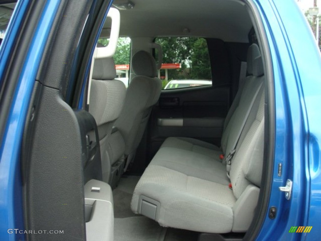 2008 Tundra SR5 Double Cab 4x4 - Blue Streak Metallic / Graphite Gray photo #13