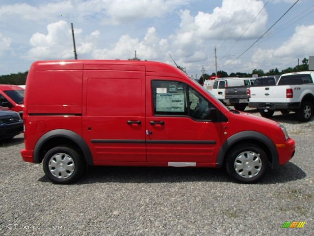 2013 Transit Connect XLT Van - Race Red / Dark Gray photo #1