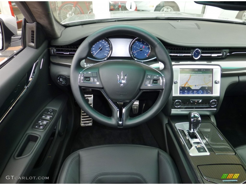 2014 Maserati Quattroporte GTS Nero Dashboard Photo #83013123